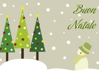 3 alberi Natale pupazzo di neve – Christmas trees snowman