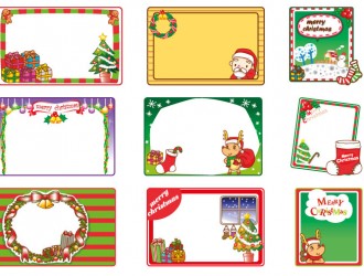 9 cornici Natale – Christmas frames