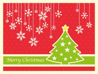 Merry Christmas card – bigliettino Natale