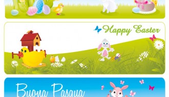 3 banner Pasqua – Easter banner