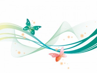 sfondo astratto onde farfalle – abstract wave with butterfly background