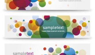 3 banner bolle – bubbly banners
