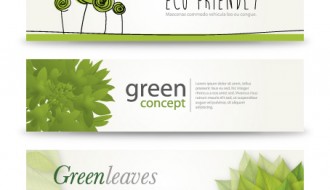 3 banner green – eco banner