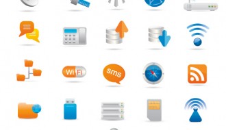 icone comunicazione – wireless and communication icons