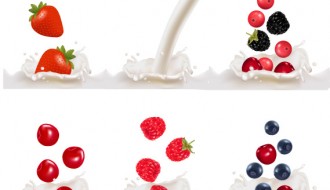 latte, frutta – milk, fruit