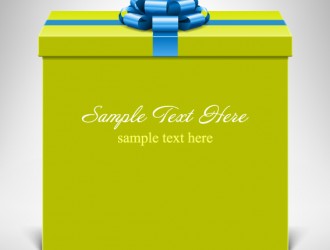 scatola regalo coccarda – gift boxes blue ribbon