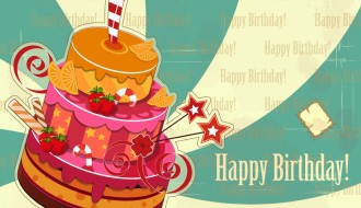 buon compleanno torta frutta – happy birthday