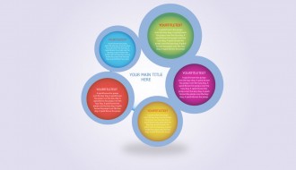cerchi infografica – circles infographic