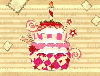buon compleanno torta fragole – happy birthday