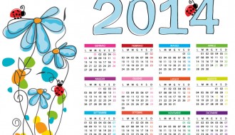 calendario 2014 – flower calendar