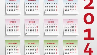 calendario post-it – notes calendar 2014