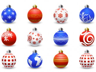 12 palline Natale – Christmas Balls Ornaments