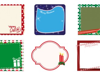 6 cornici Natale – 6 Xmas frames