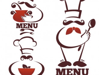 3 chef logos – menu