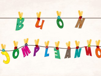 buon compleanno appeso –  hanging happy birthday