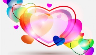 cuori – abstract colorful hearts Valentines Day