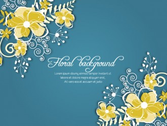 sfondo fiori – vintage spring floral background