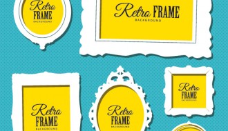 6 retro frames – cornici antiche