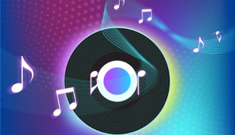 sfondo musica disco – music poster template