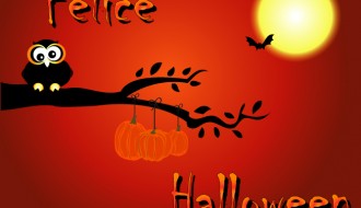 Felice Halloween gufo – Happy Halloween owl