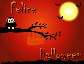 Felice Halloween gufo – Happy Halloween owl