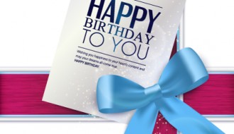 Happy birthday to you card – compleanno fiocco