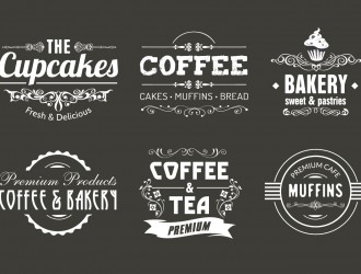 loghi caffè – coffee vintage labels, badges, logo