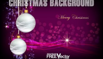 sfondo Natale viola con palline – purple christmas background with balls