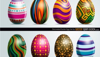 8 Easter Eggs – uova di Pasqua decorate