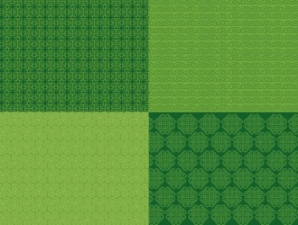 pattern San Patrizio – 4 St. Patrick green background patterns