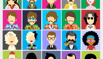 30 personaggi famosi – famous people avatars