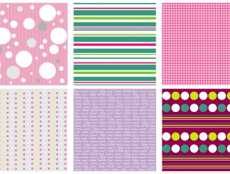 6 pattern – 6 colorful pattern
