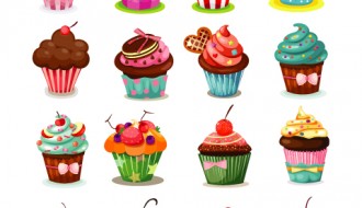 16 dolcetti, cupcake, muffin