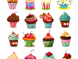 16 dolcetti, cupcake, muffin