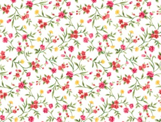 pattern fiori – floral pattern with flowers in watercolor style