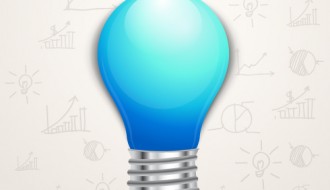 lampadina blu – light bulb