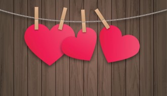 3 cuori appesi – hanging hearts