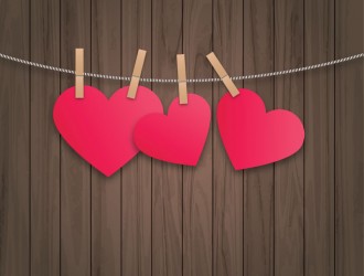 3 cuori appesi – hanging hearts