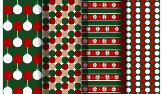 4 pattern Natale – Christmas pattern