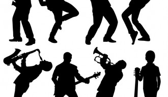 8 sagome musicisti – musician people silhouette