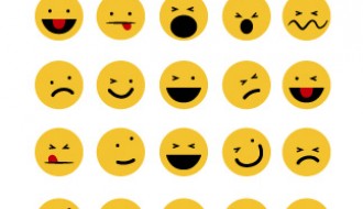 30 emoticon rotonde – funny emoticons set