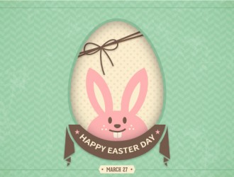 buona Pasqua coniglio uovo – happy Easter bunny card