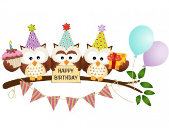 gufi compleanno – owls happy birthday