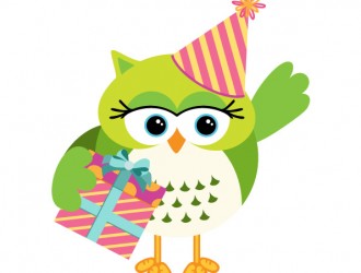 gufo con scatola regalo – owl with gift box