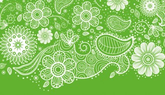 sfondo verde fiori, foglie – green foliage background