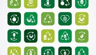 20 icone ecologia riciclo – ecology recycle icons