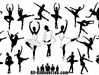 21 sagome ballerine – ballerina silhouette
