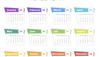 calendario 2017 – calendar template abstract style