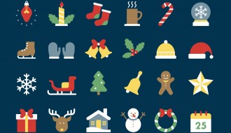 30 icone Natale – Christmas winter icons