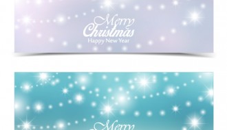 banner luci Natale – Christmas lamp shiny banners